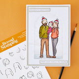 Beyond Stamping Custom Portrait #2 Clear Stamp Set by Josh Griffiths Studio