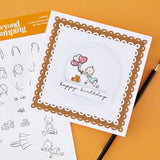 Beyond Stamping Custom Portrait #3 Clear Stamp Set by Josh Griffiths Studio