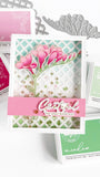 Freesia Flourish Stencil