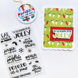 Jolly Jingle Sentiments Stamp and Die Bundle