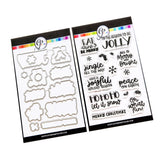 Jolly Jingle Sentiments Stamp and Die Bundle