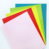 Jolly Mix Colored Cardstock (pack of 25 sheets - 5 colors w/ 5 sheets each)