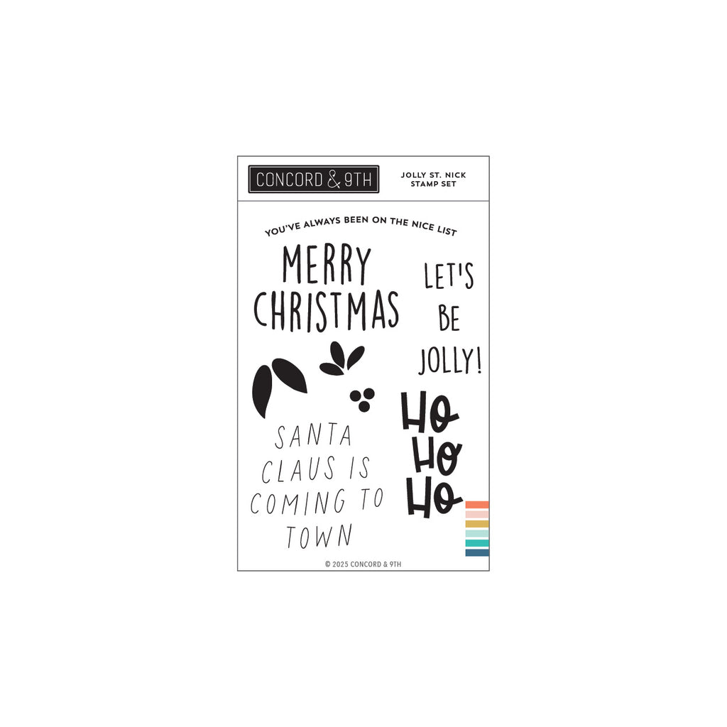 Jolly St. Nick Stamp Set (4 x 6)