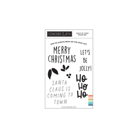 Jolly St. Nick Stamp Set (4 x 6)