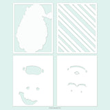 Jolly St. Nick Stencil Pack (4 qty; 4.75 x 6)