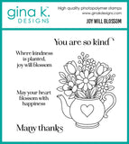 Joy Will Blossom Stamp Set