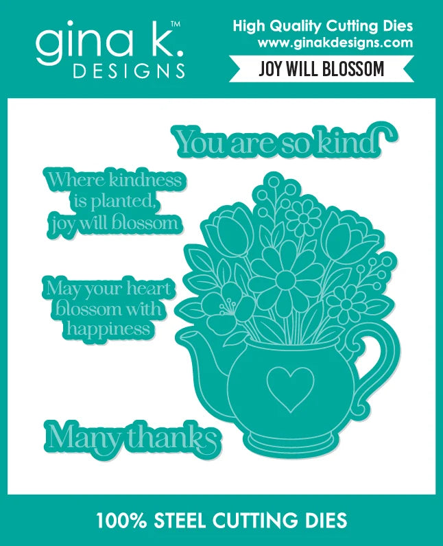 Joy Will Blossom Die Set