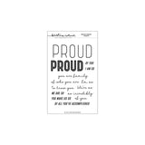 Proud Words Stamp Set (4 x 6)