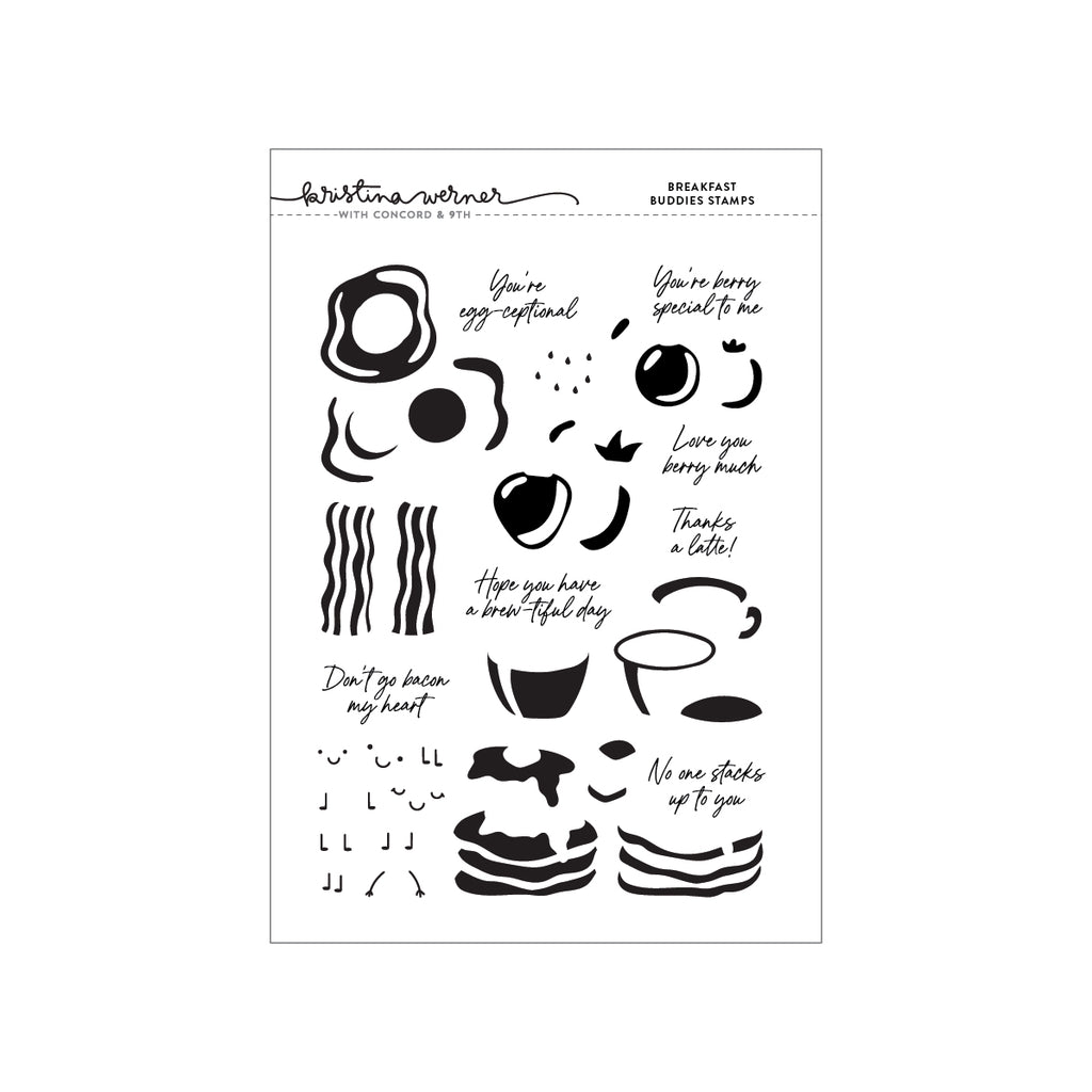 Breakfast Buddies Stamp Set (6 x 8)