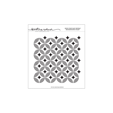 Deco Star Easy Repeat Background Stamp (6 x 6)