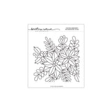 Winter Greenery Background Stamp (6 x 6)