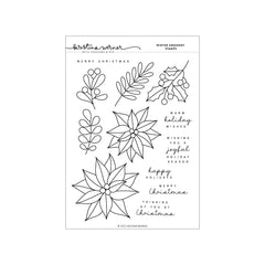 Winter Greenery Stamp Set (6 x 8)