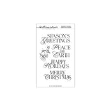 Elegant Holiday Greetings Stamp Set (4 x 6)
