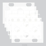 Ornaments Stencil Pack (6 qty; 6 x 9)