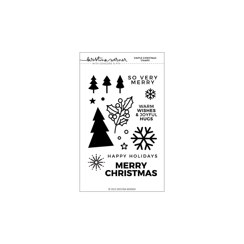Simple Christmas Stamp Set (4 x 6)