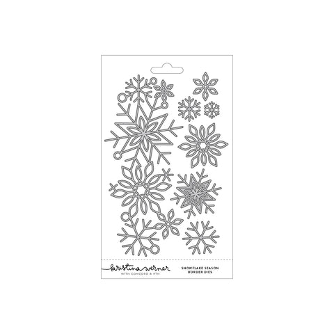 Snowflake Season Border Dies
