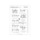 Everything Will Be Okay Stamp Set (6 x 8)