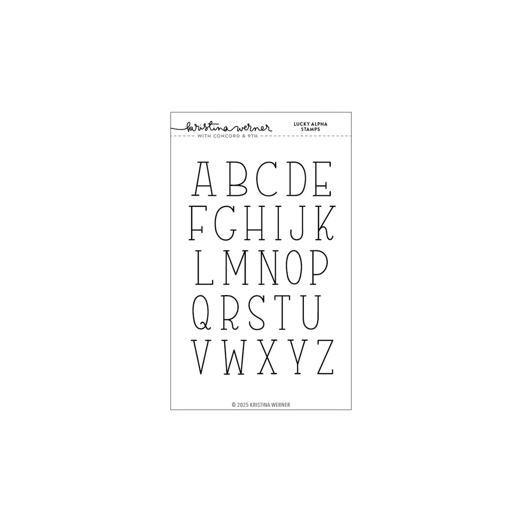 Lucky Alpha Stamp Set (4 x 6)
