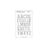 Lucky Alpha Stamp Set (4 x 6)