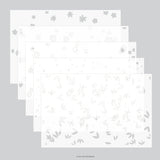 Bitsy Blooms Stencil Pack (5 qty; 6 x 9)