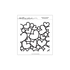 Jumble of Hearts Background (6 X 6)