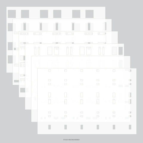 Plaid Perfection Stencil Pack (6 qty; 6 x 9)