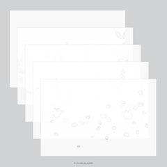 Flower Field Stencil Pack (5 qty; 6 x 9)