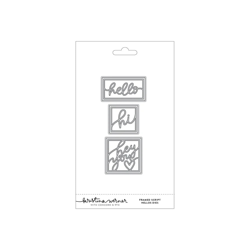 Framed Script Hellos