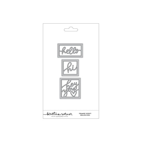 Framed Script Hellos