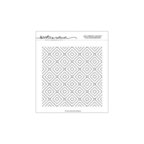 Easy Repeat Colette Tile Background Stamp (6 x 6)
