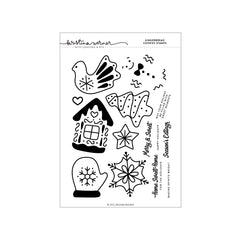 Gingerbread Cookies Stamp Set (6 x 8)