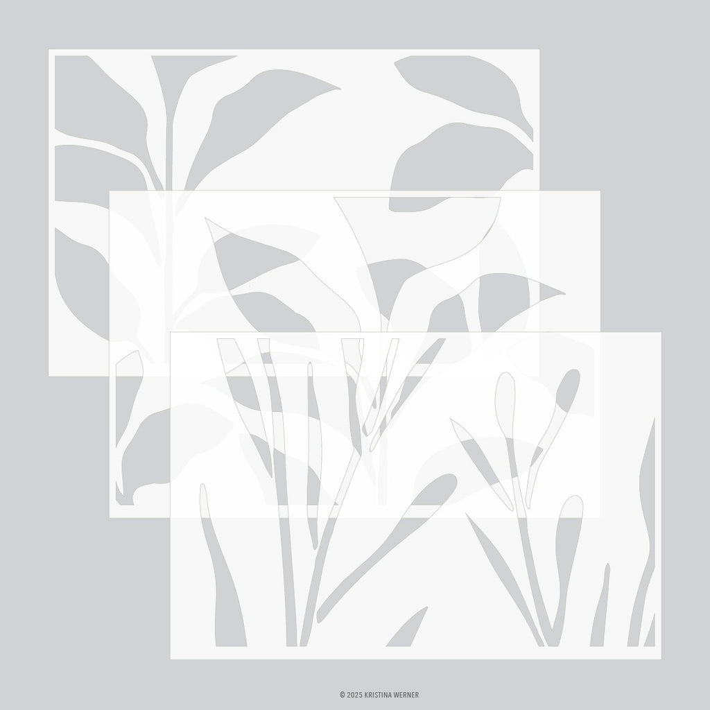 Botanic Shade Stencil Pack (3 qty.; 6 x 9)