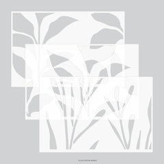 Botanic Shade Stencil Pack (3 qty.; 6 x 9)