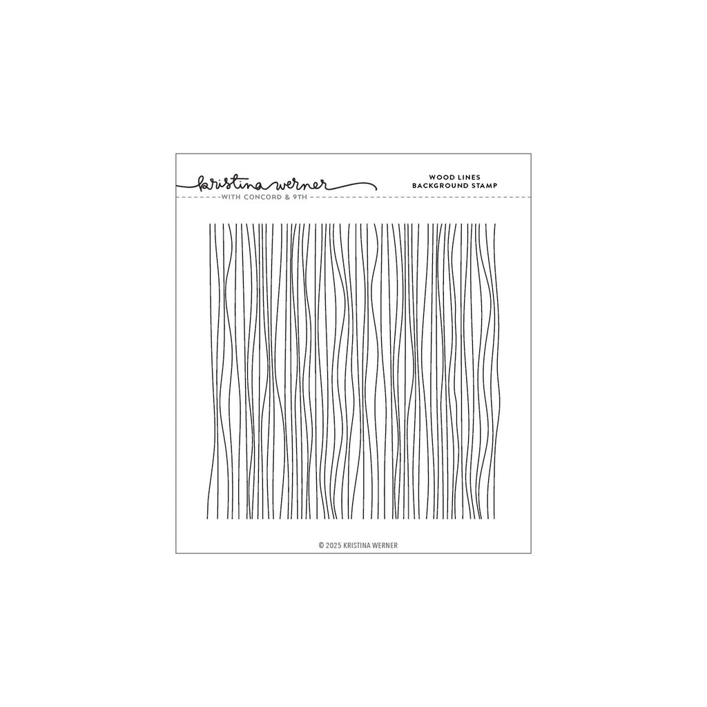Wood Lines Background Stamp (6 x 6)
