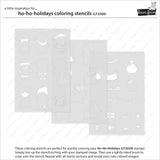 Ho-Ho-Holidays Coloring Stencils