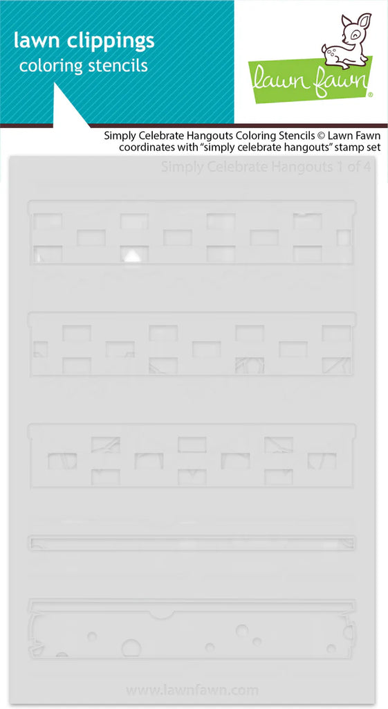 Simply Celebrate Hangouts Coloring Stencils
