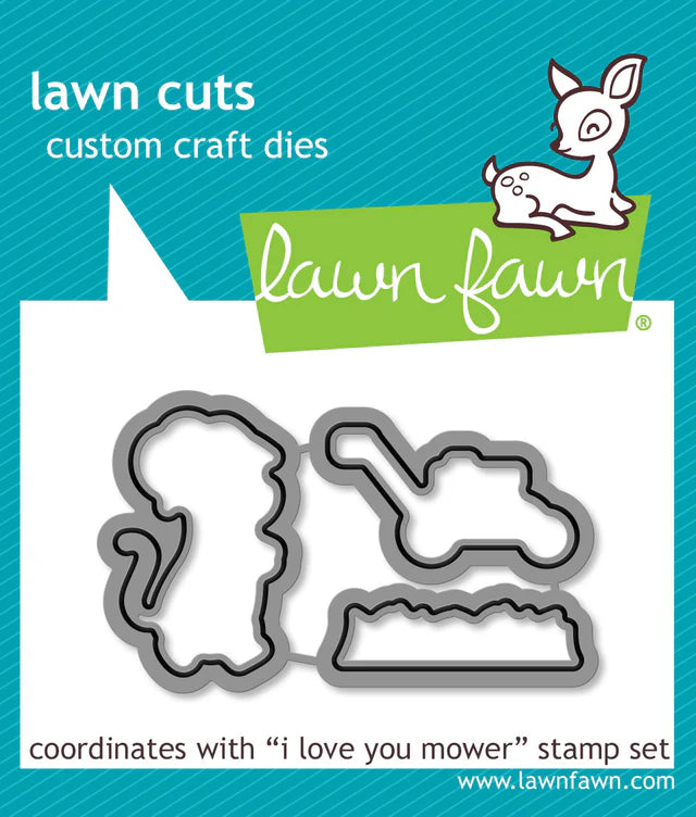 I Love You Mower Lawn Cuts