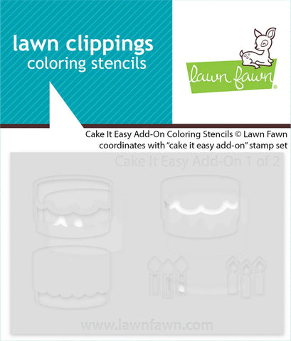 Cake It Easy Add-On Coloring Stencils