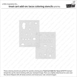 Treat Cart Add-On: Tacos Coloring Stencils