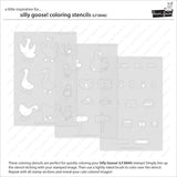 Silly Goose! Coloring Stencils