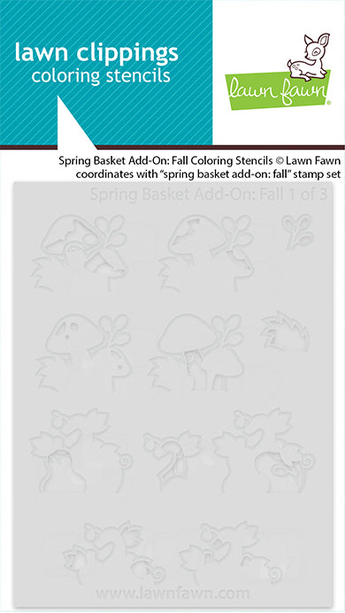 Spring Basket Add-On: Fall Coloring Stencils