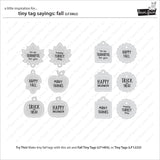 Tiny Tag Sayings: Fall