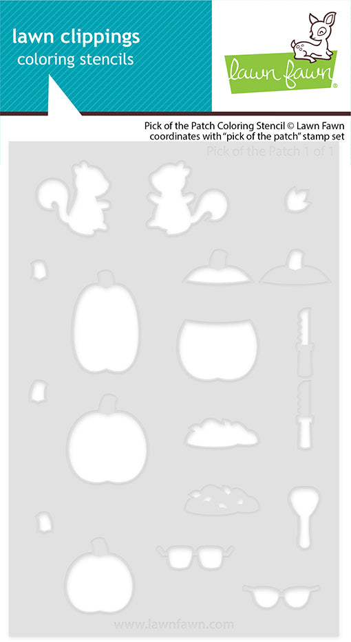 Pick Of The Patch Coloring Stencil