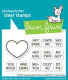 Critter Conversation Hearts Add-On