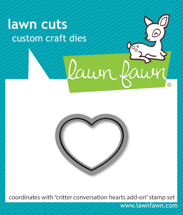 Critter Conversation Hearts Add-On Lawn Cuts