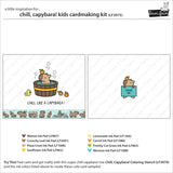 Chill, Capybara! Kids Cardmaking Kit: Mini