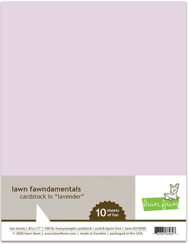 Lavender Cardstock