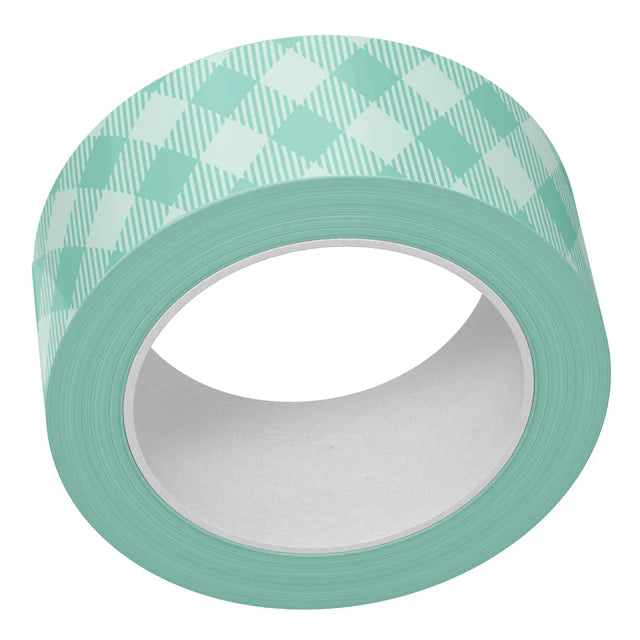 Aqua Gingham Washi Tape