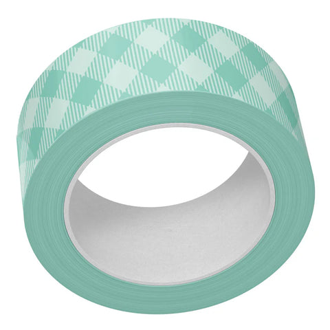 Aqua Gingham Washi Tape