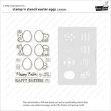Stamp 'N Stencil Easter Eggs Lawn Cuts